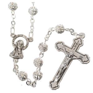 Rosary: Filigree Silver Bead - 6mm