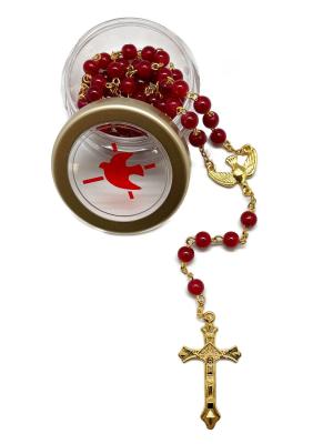 Rosary: Confirmation - Red