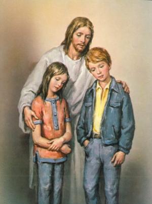 Print: Jesus with Children