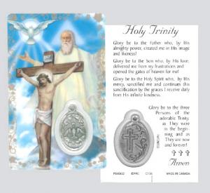 Laminated Card & Medal: Holy Trinity