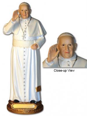 Statue: Resin Pope Francis 200mm