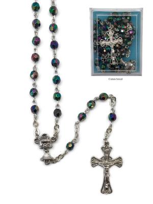 Rosary: First Holy Communion, Irridised Bead