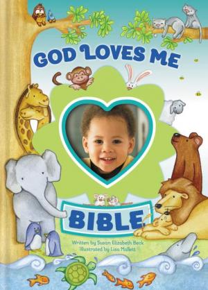 God Loves Me Bible Hardback Blue