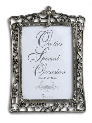 Photo Frame: Filigree Style with Cross