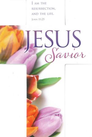 Cross: Easter, Jesus Savior - Paper