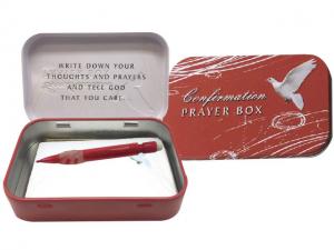 Tin Prayer Box: Confirmation