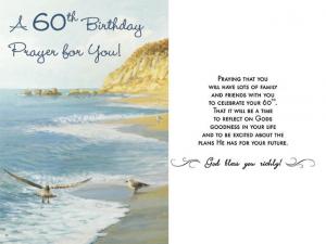 Card: Birthday 60th Birthday Prayer For You