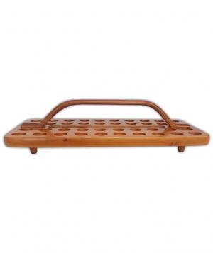 Communion Tray: Wood, 40 Holes