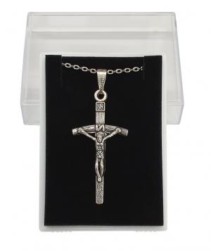 Necklace: Crucifix Silver