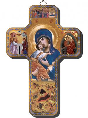 Cross: Icon, Our Lady of Tenderness