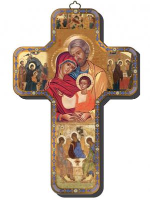 Cross: Icon, Holy Family