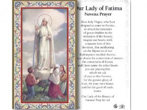 Holy Card: Fatima