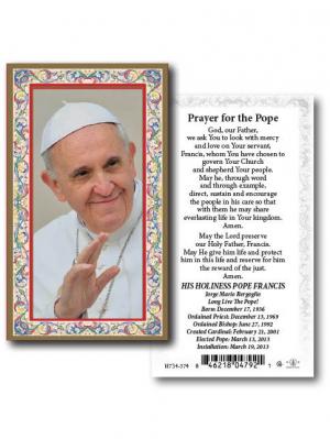 Holy Card: Pope Francis