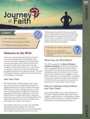 Journey of Faith for Adults: Inquiry