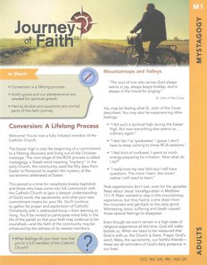 Journey of Faith for Adults: Mystagogy