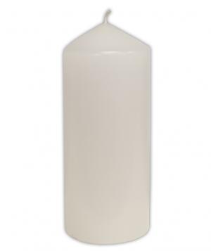 Candle: Pillar Peak Paraffin White 65x150mm