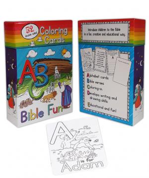 Colouring Cards: ABC Bible Fun