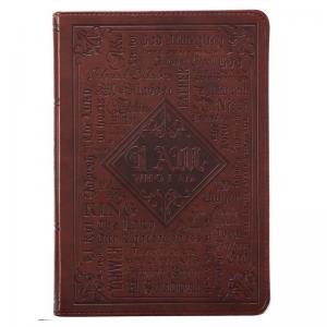 Journal: Names of God, Brown Lux Leather