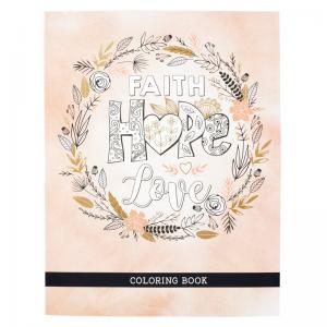 Colouring Book: Faith, Hope, Love