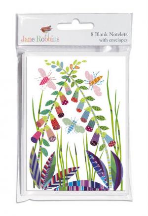 Notecards: Blank - Fox Gloves 8Pack