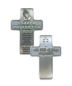 Pocket Cross: Metal, I Said A Prayer