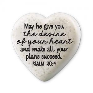 Scripture Stone Heart: May He Give ...