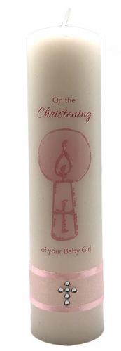 Candle: Christening - Girl