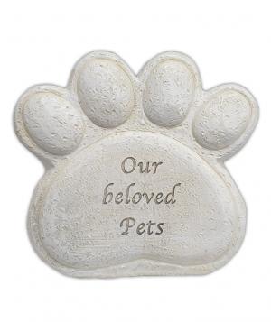 Plaque: Memorial Pet Paw