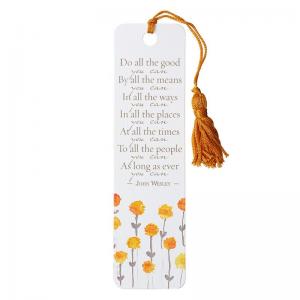 Bookmark with Tassel: Do All the Good You Can