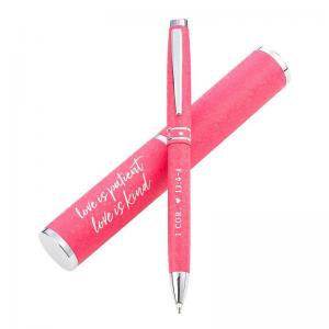 Gift Pen: Stylish Pen and Case with Scripture - Love