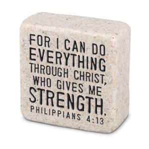 Scripture Stone: Everything Through Christ