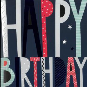 Card: Birthday Happy Birthday