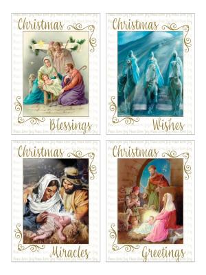 Christmas Cards: Budget Pack of 8