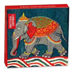 Notecards: Blank - Caparisoned Elephant 8 pack