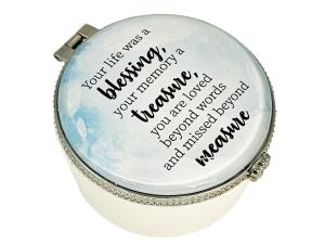 Rosary Box: Porcelain Blessing