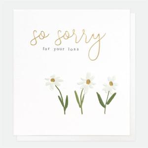 Card: Sympathy, So Sorry For Your Loss