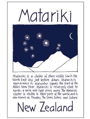 Tea Towel: Matariki