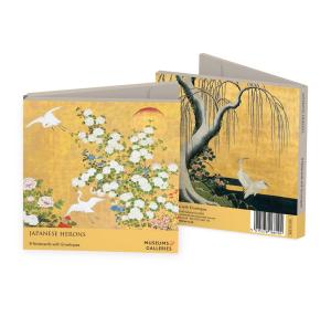 Notecards: Blank - Japanese Herons 8 pack