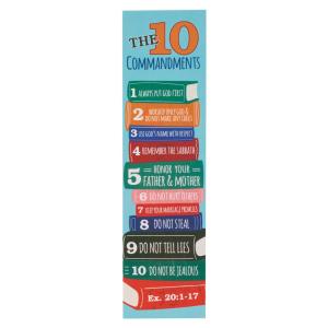 Bookmarks: The Ten Commandments Pack of 10