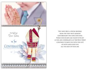 Card: Confirmation Godson