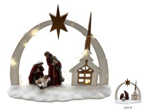 Nativity Scene: Christmas Scene with LED