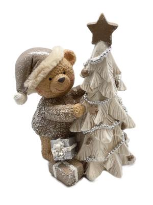 Nativity Scene: Christmas Teddy Bear with Tree