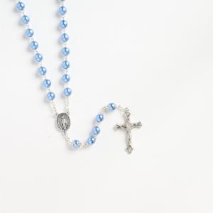 Rosary: Blue Pearl