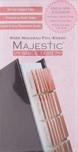 Bible Indexing Tabs: Majestic, Pink