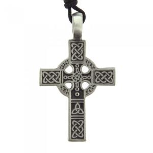 Necklace: Celtic Cross on Adjustable Thread