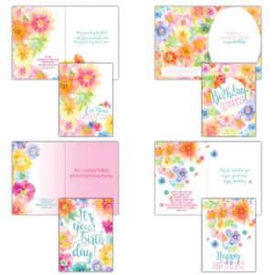 Boxed Cards: Birthday Bright Blooms