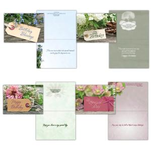 Boxed Cards: Birthday Floral Tags