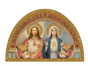 Plaque: Arch - SHJ & Immaculate Heart of Mary