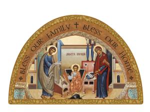 Plaque: Arch Icon - Holy Family