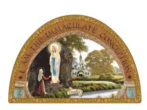 Plaque: Arch - Our Lady of Lourdes